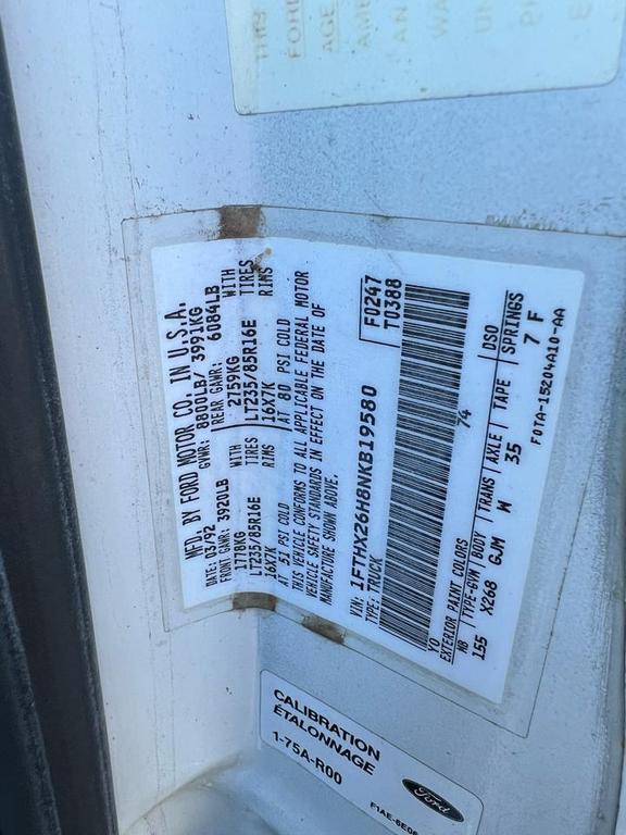 used 1992 Ford F-250 car, priced at $11,995