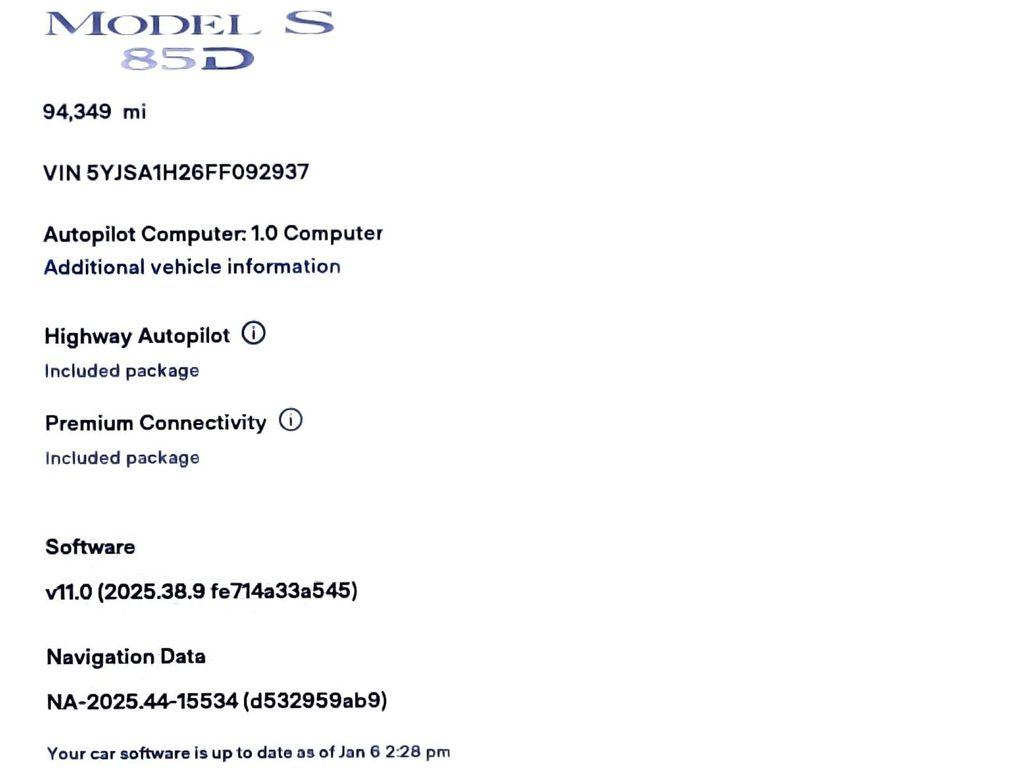 used 2015 Tesla Model S car, priced at $15,895