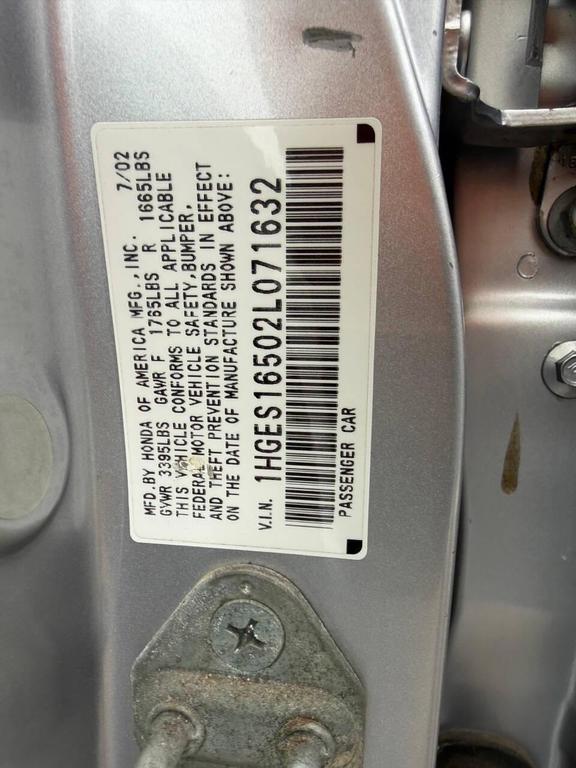 used 2002 Honda Civic car, priced at $4,922