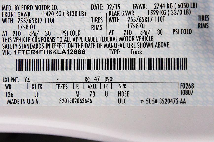 used 2019 Ford Ranger car, priced at $20,000