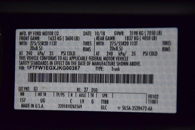 used 2018 Ford F-150 car, priced at $27,000