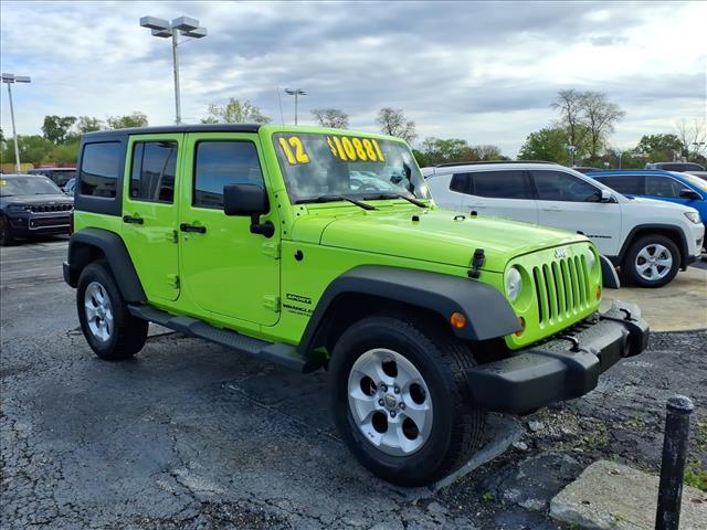 used 2012 Jeep Wrangler Unlimited car, priced at $10,881