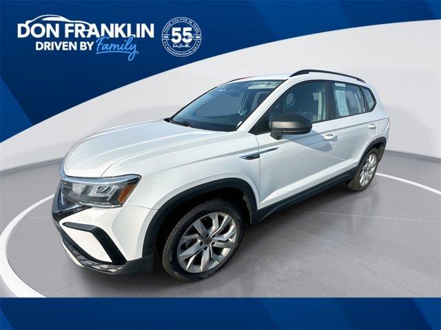 used 2023 Volkswagen Taos car, priced at $18,088