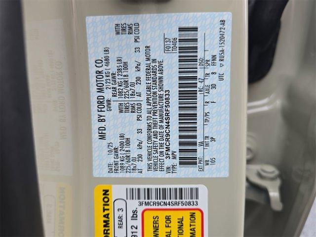 new 2025 Ford Bronco Sport car, priced at $35,399