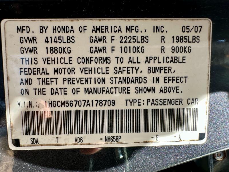 used 2007 Honda Accord car, priced at $4,950