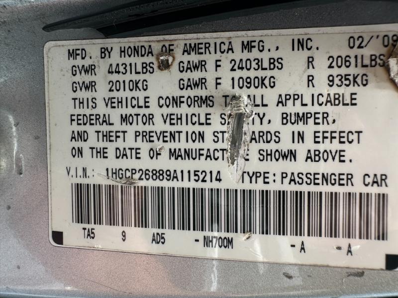 used 2009 Honda Accord car, priced at $4,950