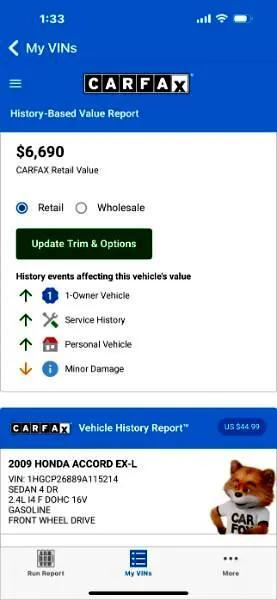 used 2009 Honda Accord car, priced at $4,950
