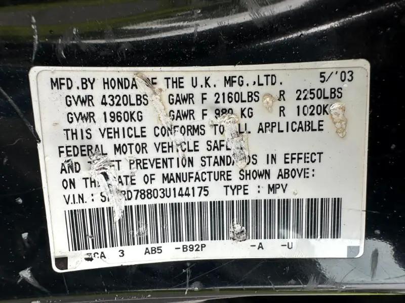 used 2003 Honda CR-V car, priced at $4,950