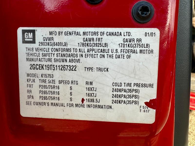 used 2001 Chevrolet Silverado 1500 car, priced at $4,950