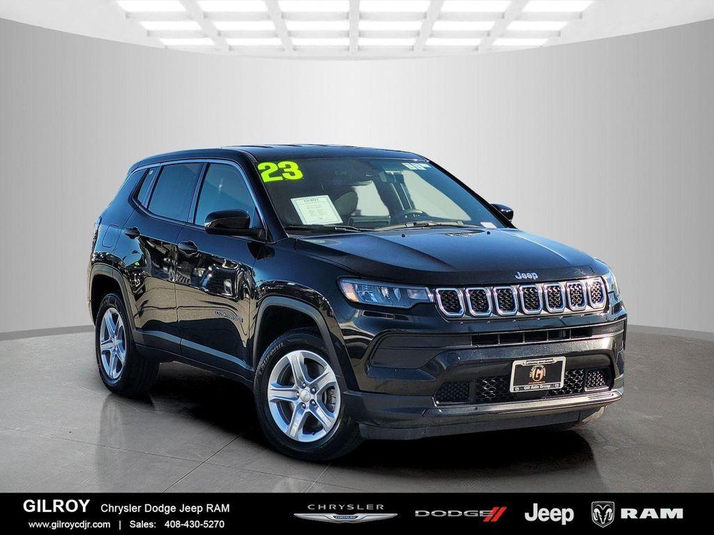 used 2023 Jeep Compass car, priced at $17,500