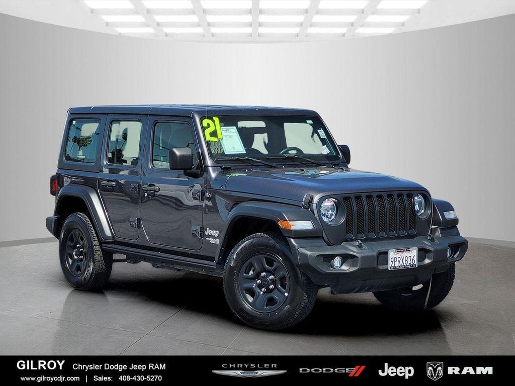 used 2021 Jeep Wrangler Unlimited car, priced at $27,994