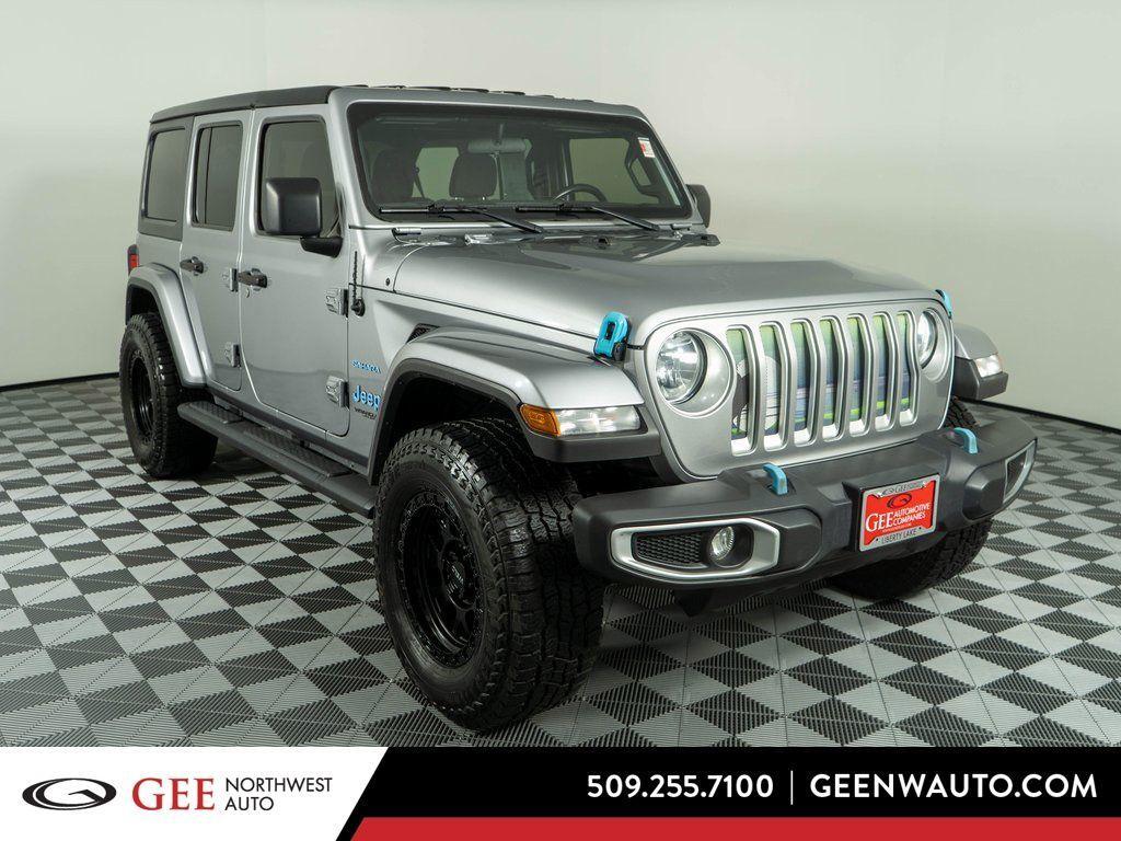used 2021 Jeep Wrangler Unlimited car, priced at $25,295