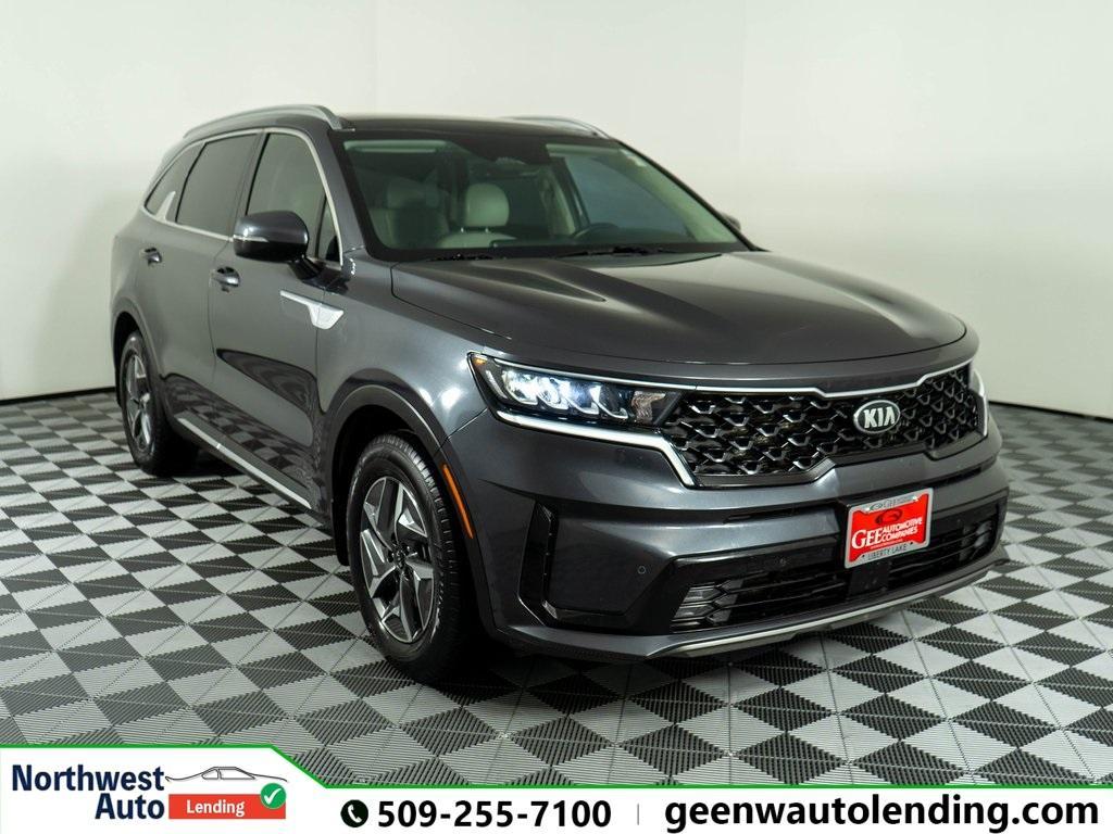 used 2021 Kia Sorento Hybrid car, priced at $14,999