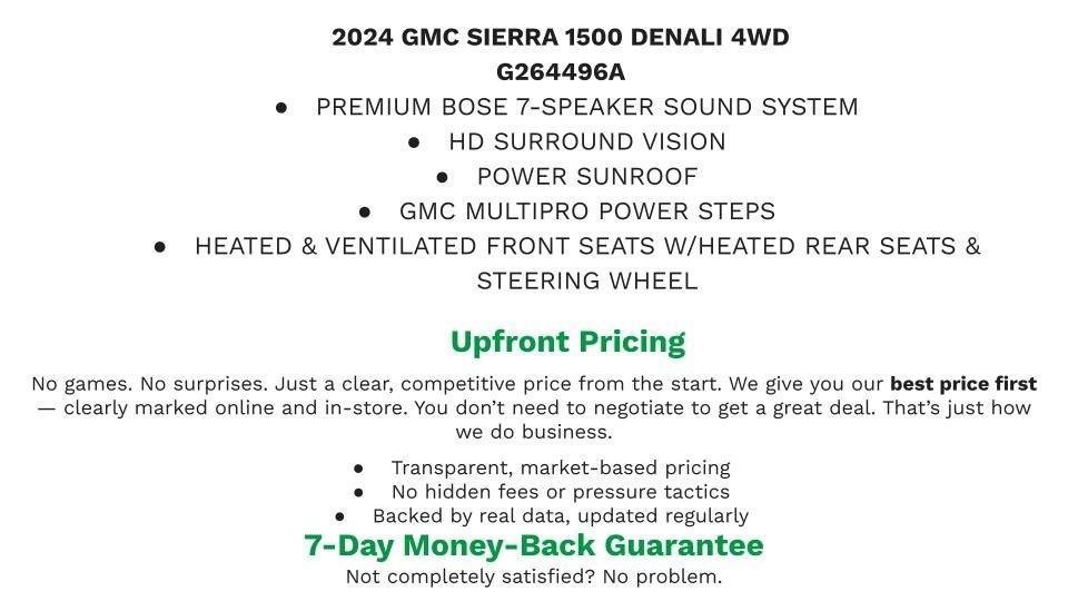 used 2024 GMC Sierra 1500 car, priced at $57,148