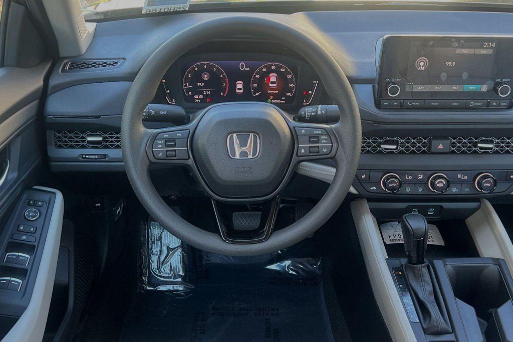 new 2025 Honda Accord car, priced at $33,210