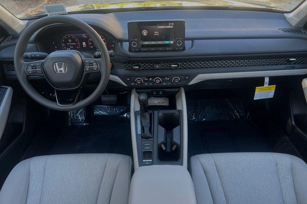 new 2025 Honda Accord car, priced at $33,210
