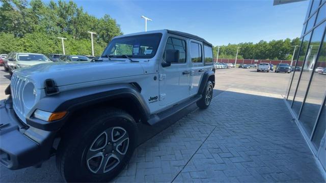 used 2022 Jeep Wrangler Unlimited car, priced at $26,493