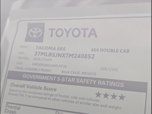 new 2026 Toyota Tacoma car, priced at $46,004