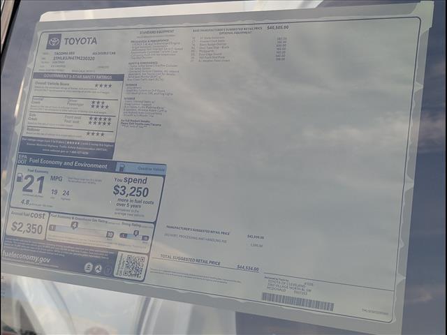 new 2026 Toyota Tacoma car, priced at $42,448