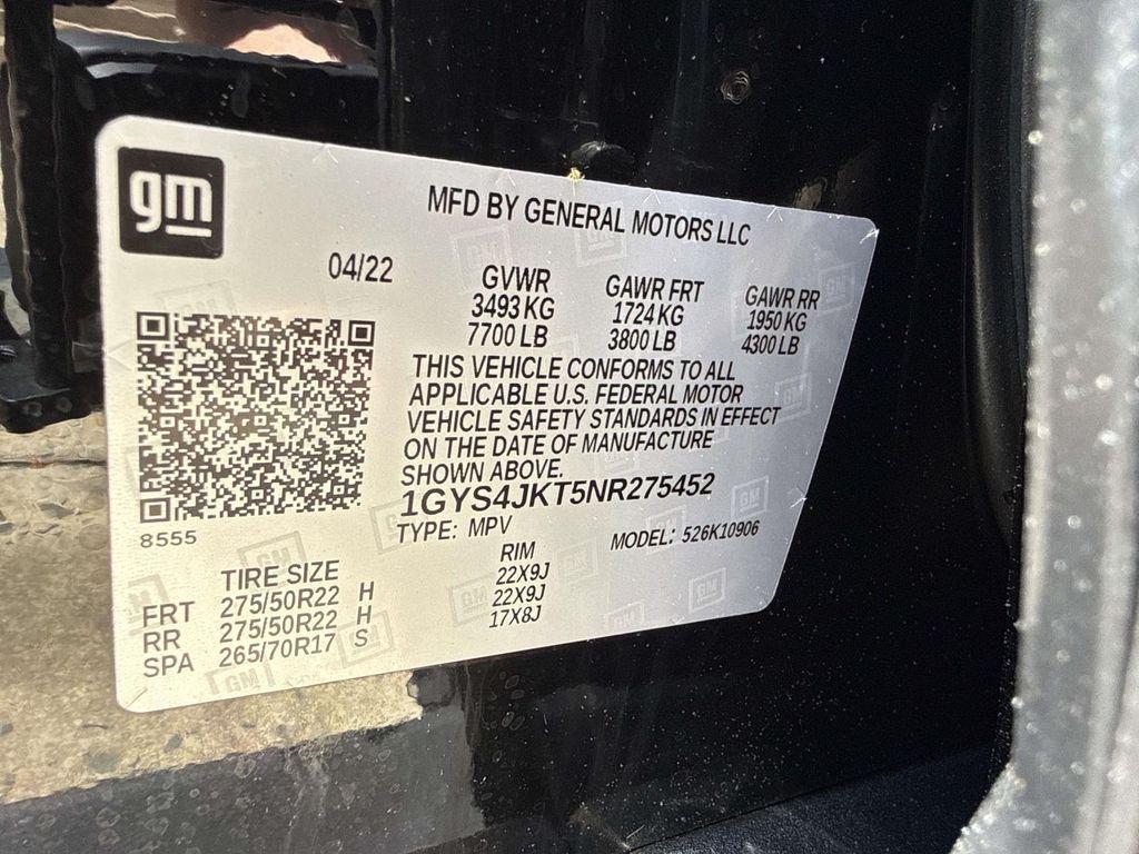 used 2022 Cadillac Escalade ESV car, priced at $47,499