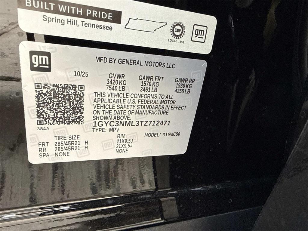 new 2026 Cadillac VISTIQ car, priced at $80,215