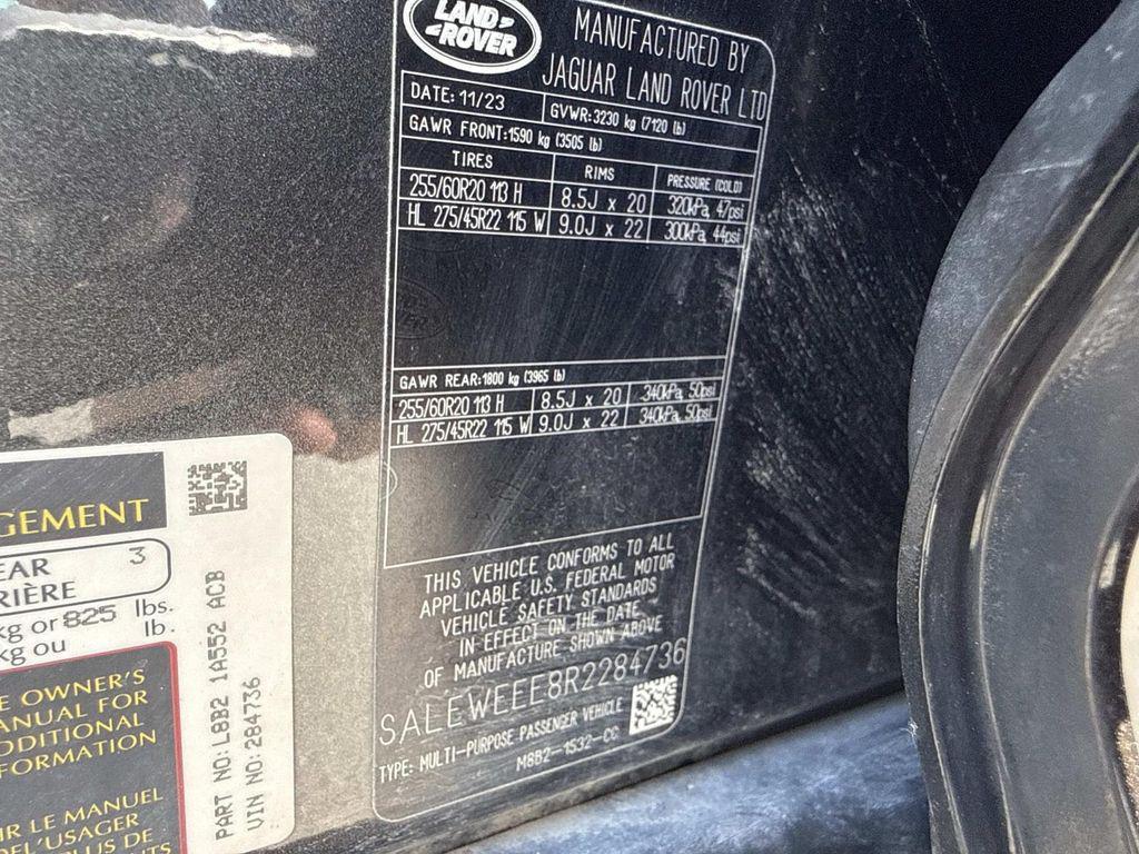 used 2024 Land Rover Defender car, priced at $87,999