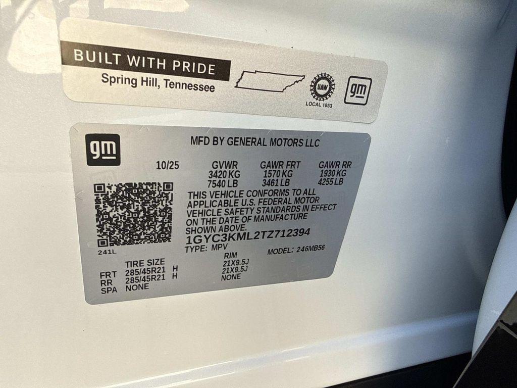 new 2026 Cadillac VISTIQ car, priced at $81,180