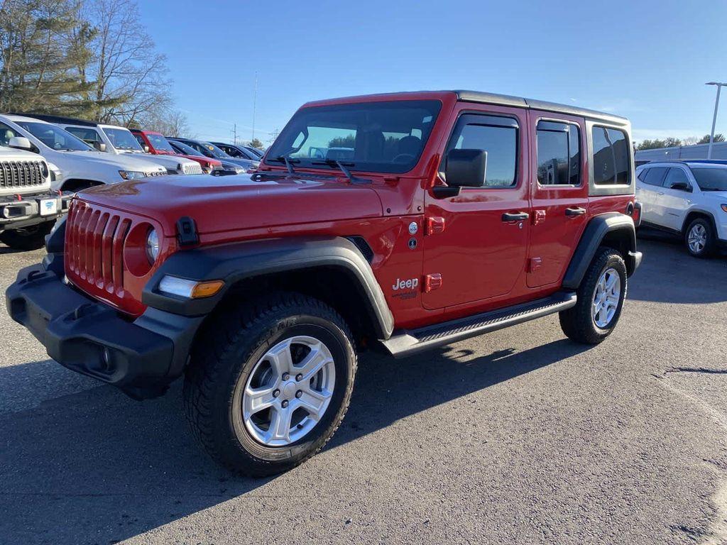 used 2021 Jeep Wrangler Unlimited car, priced at $26,784