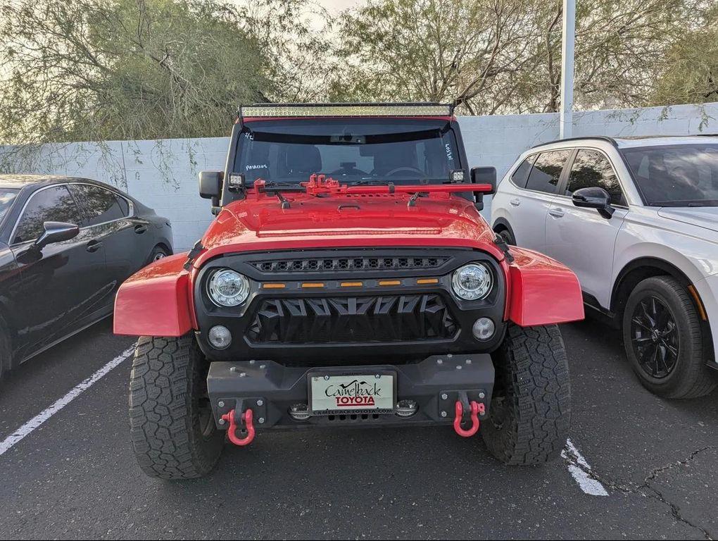 used 2018 Jeep Wrangler JK Unlimited car, priced at $18,855