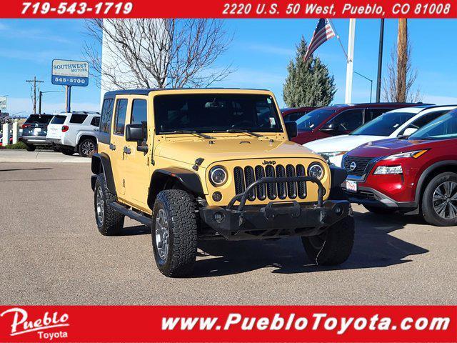 used 2014 Jeep Wrangler Unlimited car, priced at $17,877