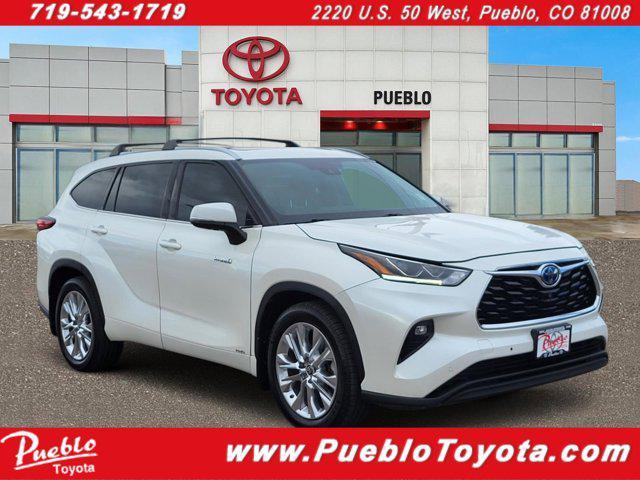 used 2021 Toyota Highlander Hybrid car, priced at $30,487