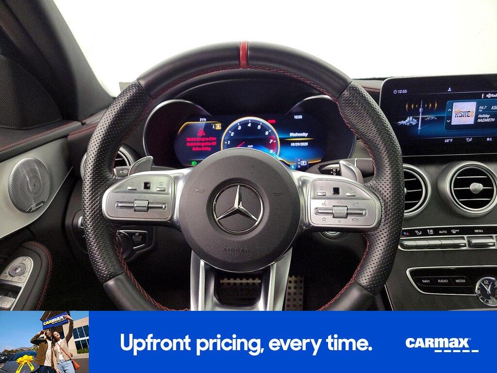 used 2021 Mercedes-Benz AMG C 43 car, priced at $37,998