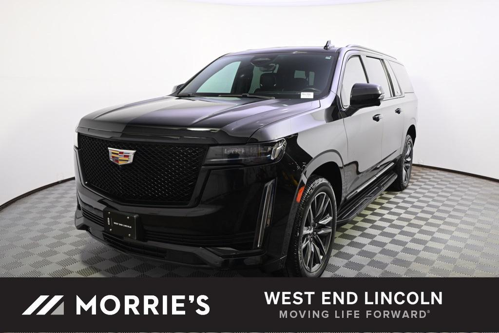 used 2021 Cadillac Escalade ESV car, priced at $48,555