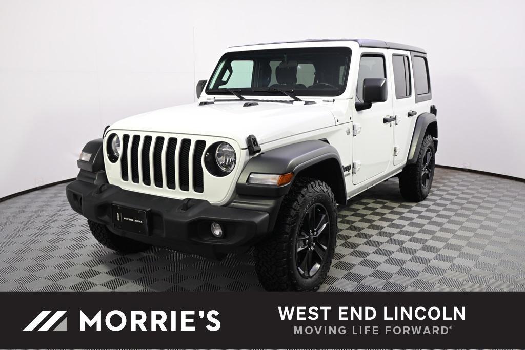 used 2020 Jeep Wrangler Unlimited car, priced at $19,555
