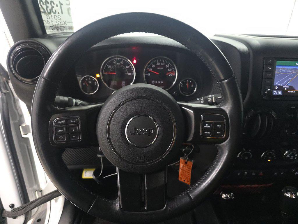 used 2018 Jeep Wrangler JK Unlimited car, priced at $28,999