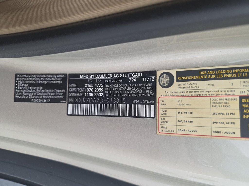 used 2013 Mercedes-Benz SL-Class car, priced at $22,499