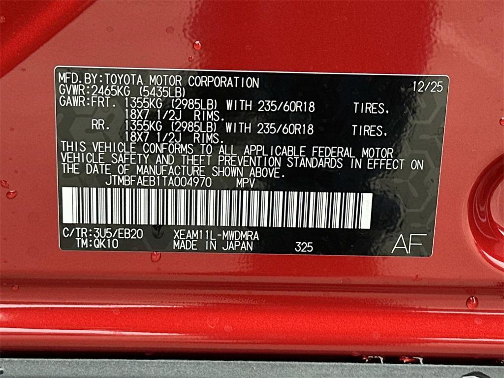 new 2026 Toyota bZ car, priced at $37,494