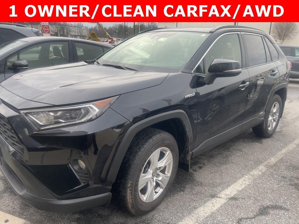 used 2021 Toyota RAV4 Hybrid car, priced at $28,500