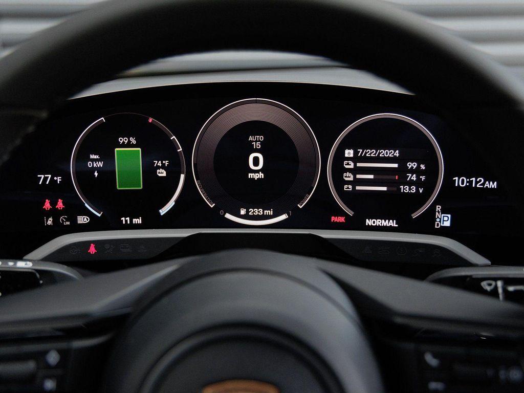 new 2025 Porsche Taycan car, priced at $116,605