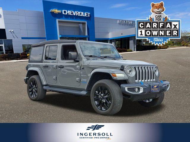 used 2022 Jeep Wrangler Unlimited 4xe car, priced at $27,550