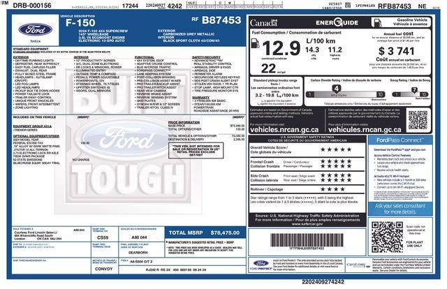 used 2024 Ford F-150 car, priced at $59,997