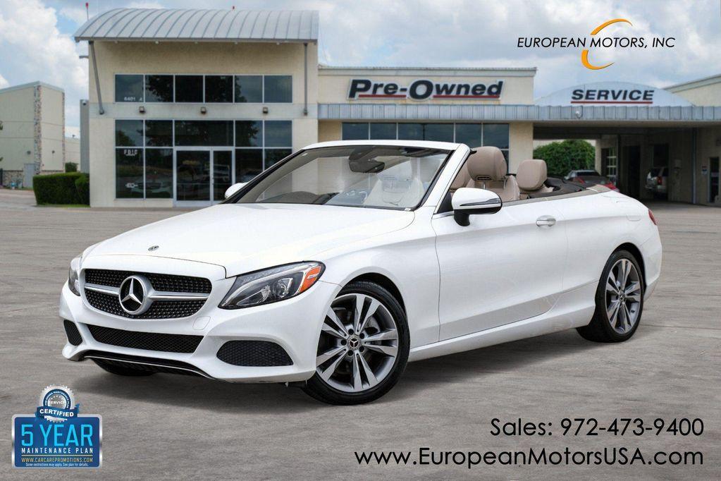 used 2018 Mercedes-Benz C-Class car, priced at $15,499