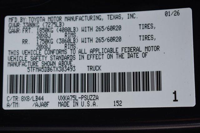 new 2026 Toyota Tundra car, priced at $68,411