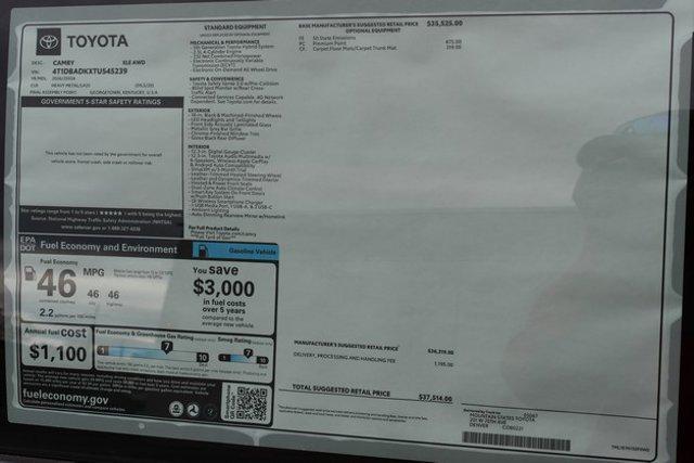 new 2026 Toyota Camry car, priced at $35,862