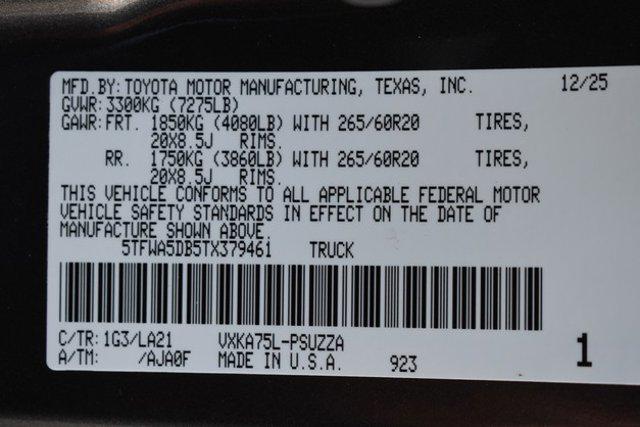 new 2026 Toyota Tundra car, priced at $71,621