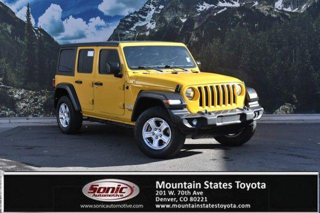 used 2020 Jeep Wrangler Unlimited car, priced at $14,496