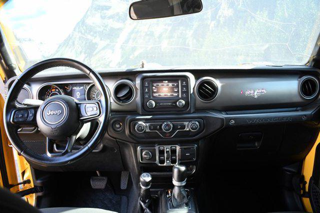 used 2020 Jeep Wrangler Unlimited car, priced at $14,496