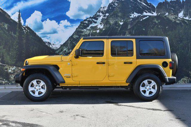 used 2020 Jeep Wrangler Unlimited car, priced at $14,496