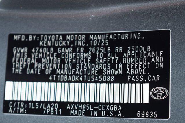 new 2026 Toyota Camry car, priced at $35,862