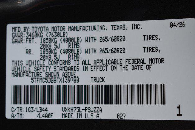 new 2026 Toyota Tundra Hybrid car, priced at $72,521